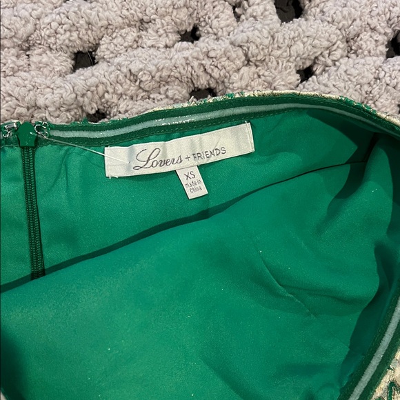 Lovers + Friends Green Strapless Dress - Picture 2 of 3